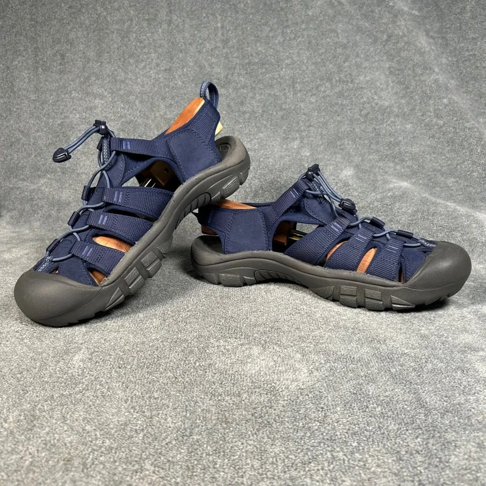 Keen Newport H2 Sandals Hiking Navy Blue Waterproof Wate Mens 11.5 1028517